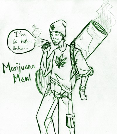 400x457 I'M So High Marijuana Man Weed Art Memes