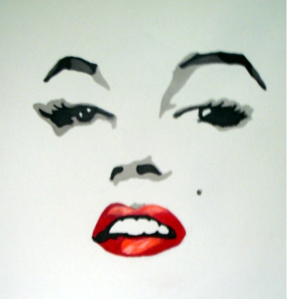 559x583 Marilyn Monroe Face 2 By Becky19