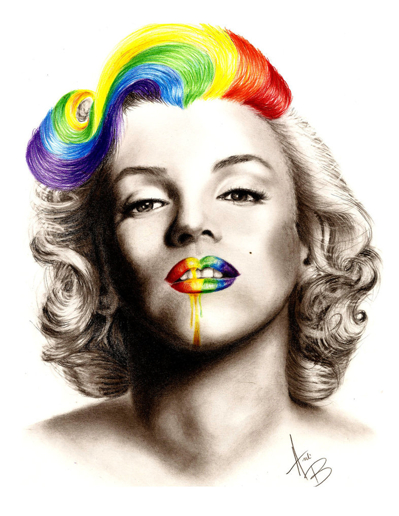 786x1017 Marilyn Monroe By Andreabengeart