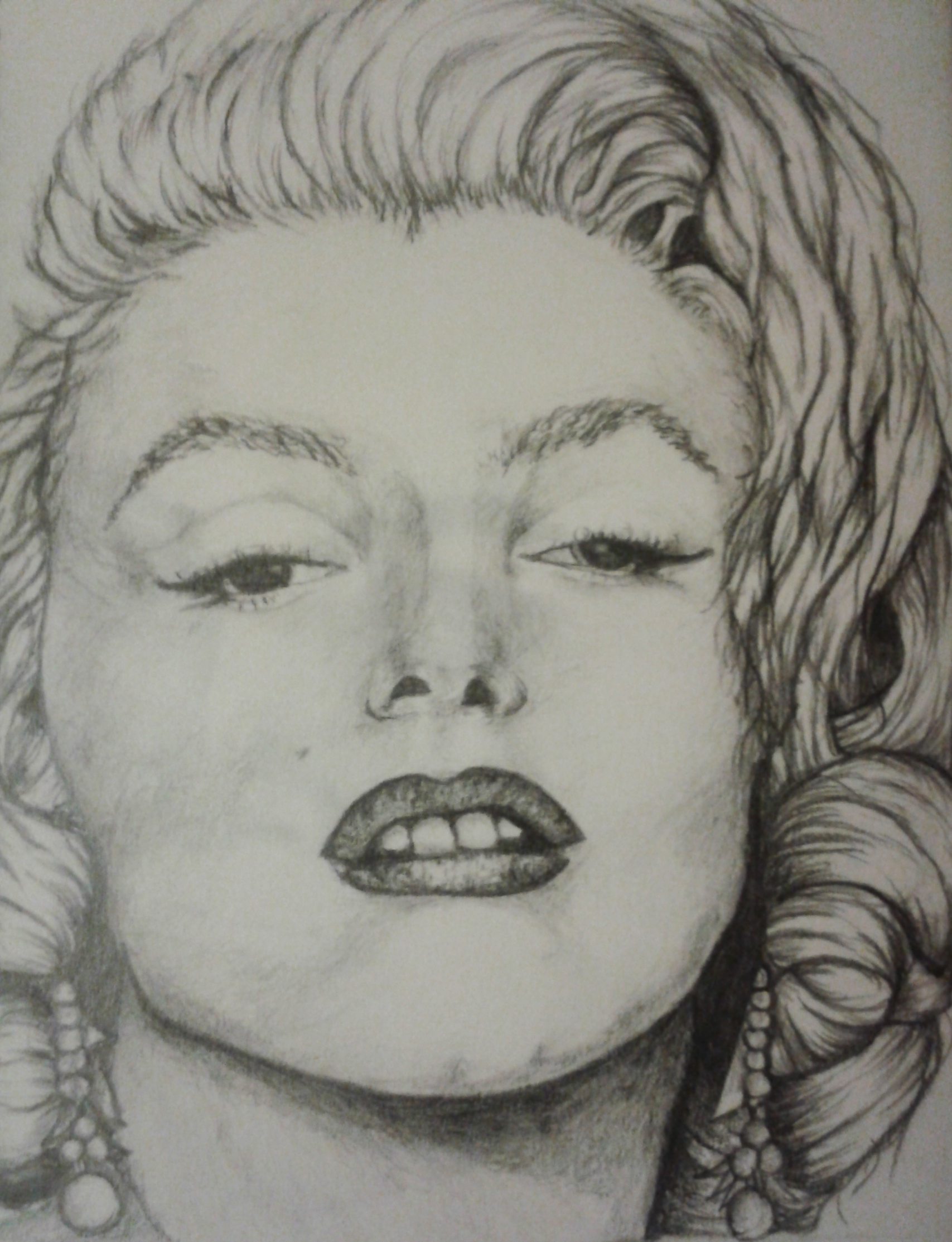 Marilyn Monroe Pencil Drawing at GetDrawings | Free download