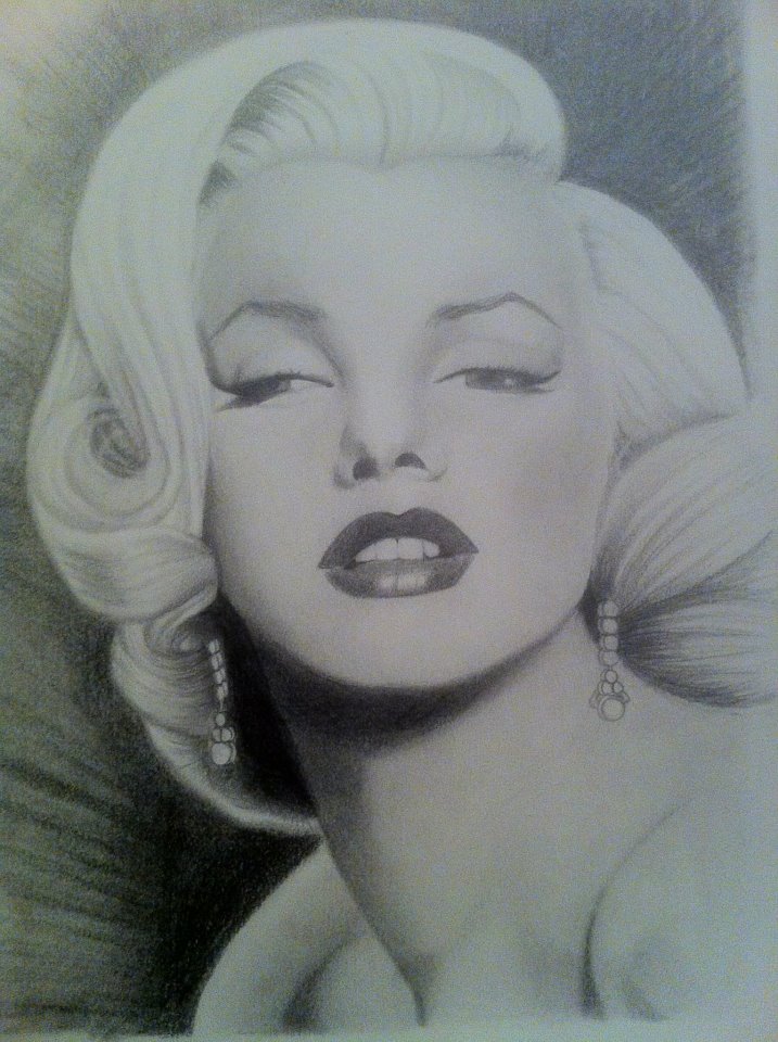 717x960 Old Marilyn Monroe Drawing By Turbomonster