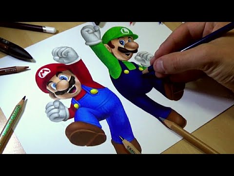 480x360 Drawing Mario And Luigi