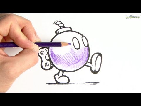 480x360 How To Draw Bo Bomb From Mario Bros