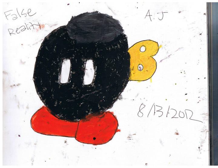 720x556 Super Mario Bomb Drawing By Superxmen1980