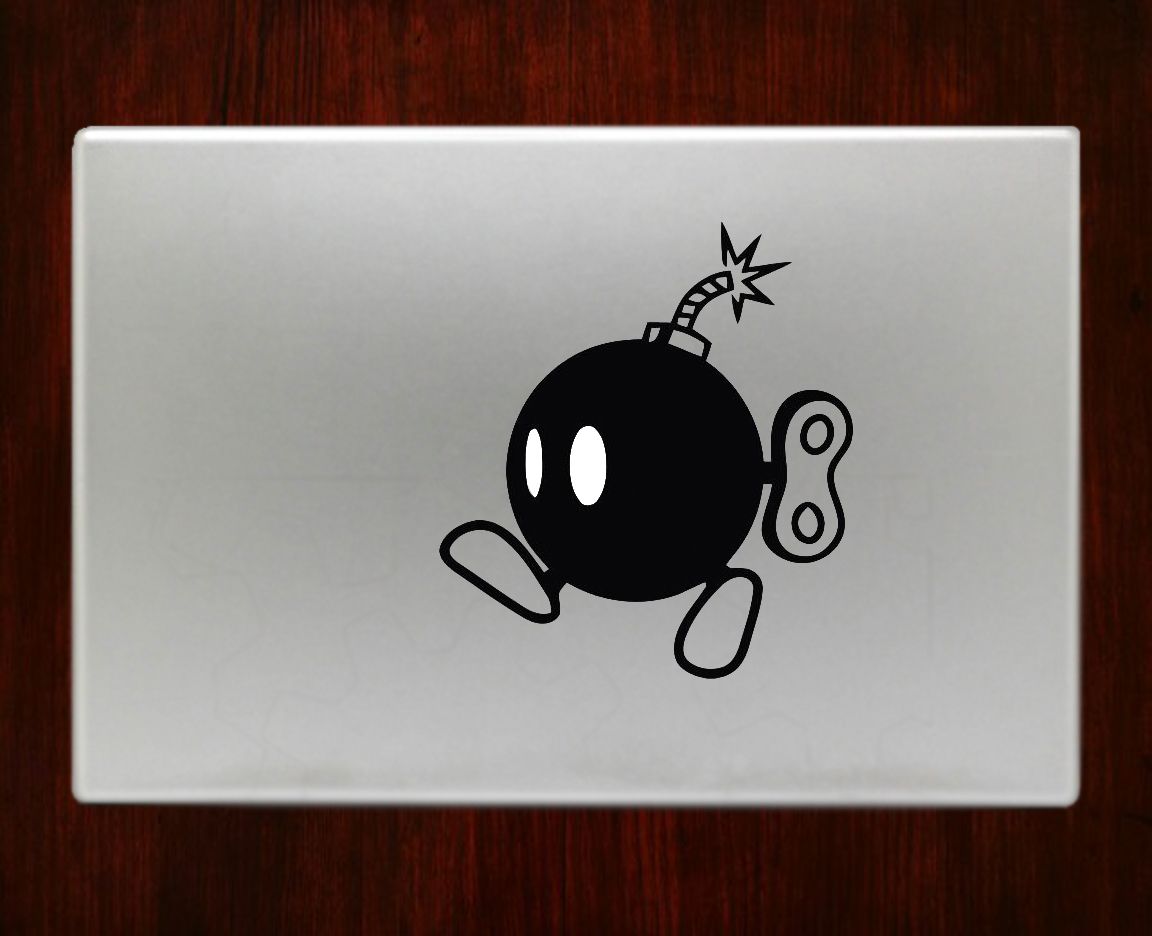 1152x936 Mario Bomb Decal Sticker Vinyl For Macbook Pro Air 13 Inch 15
