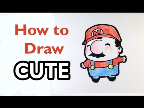 480x360 How To Draw Mario(Cute)