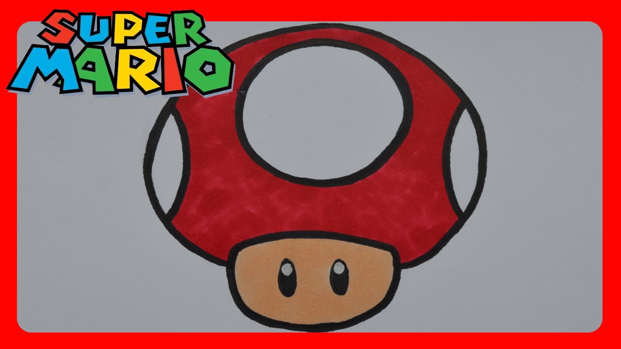 1280x720 How To Draw Super Mario Bros. Mushroom