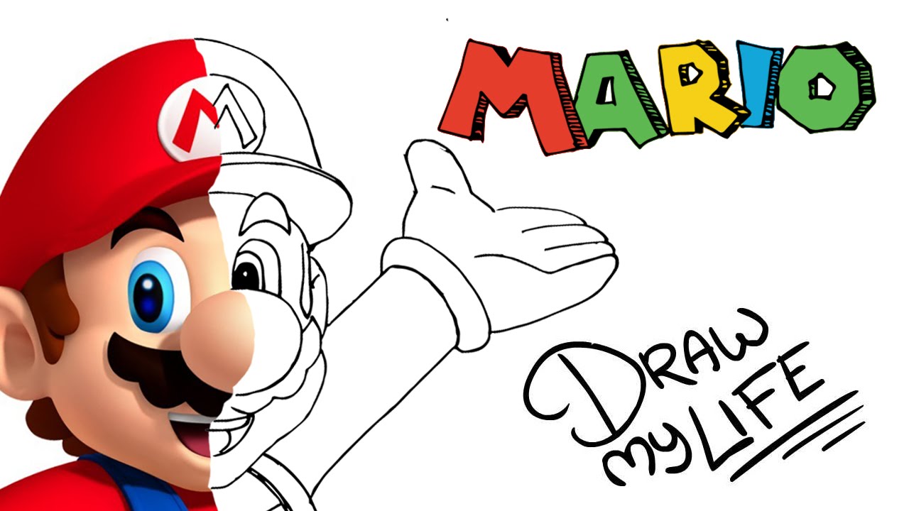 1280x720 Mario Bros Draw My Life