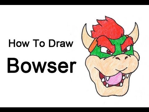 480x360 How To Draw Bowser (Super Mario Bros.)