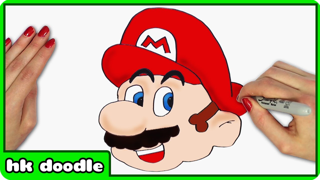 1280x720 How To Draw Mario From Super Mario Bros