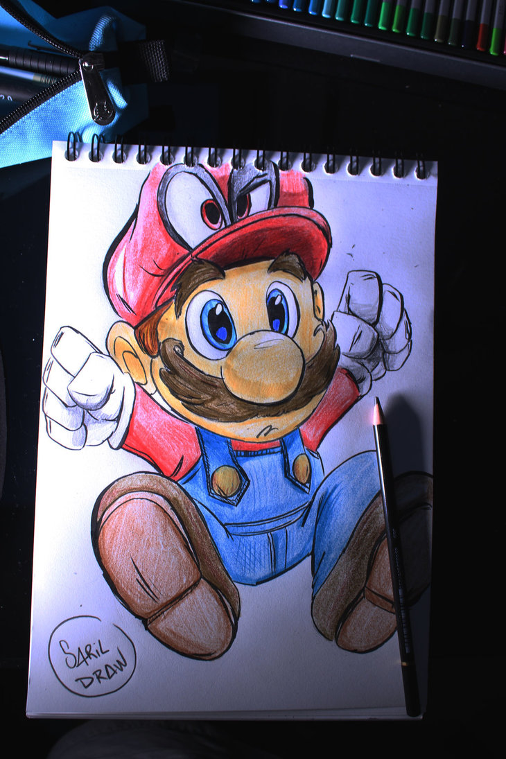 730x1095 Super Mario Odyssey Saril Draw By Ergo67