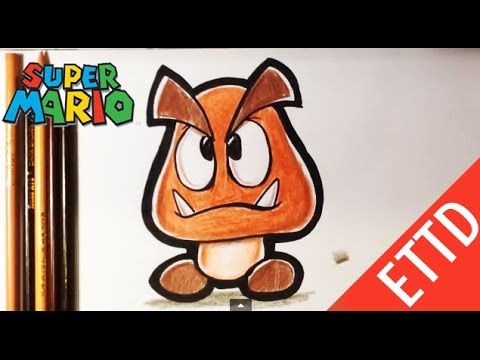 480x360 How To Draw A Goomba From Super Mario Bros