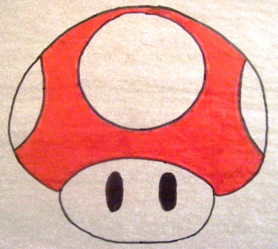 900x805 Mario Brothers' Mushroom By Tifafan10