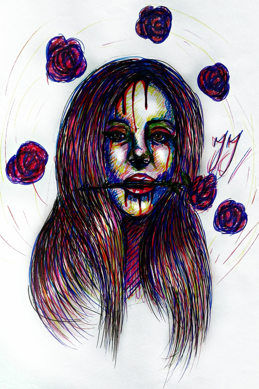 1024x1534 Ultraviolet (Marker Drawing) By Luna Hawke