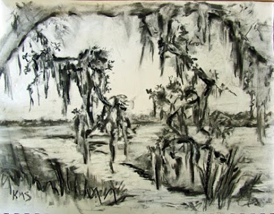 400x312 Paint Charleston Daily Marsh Plein Air Drawing