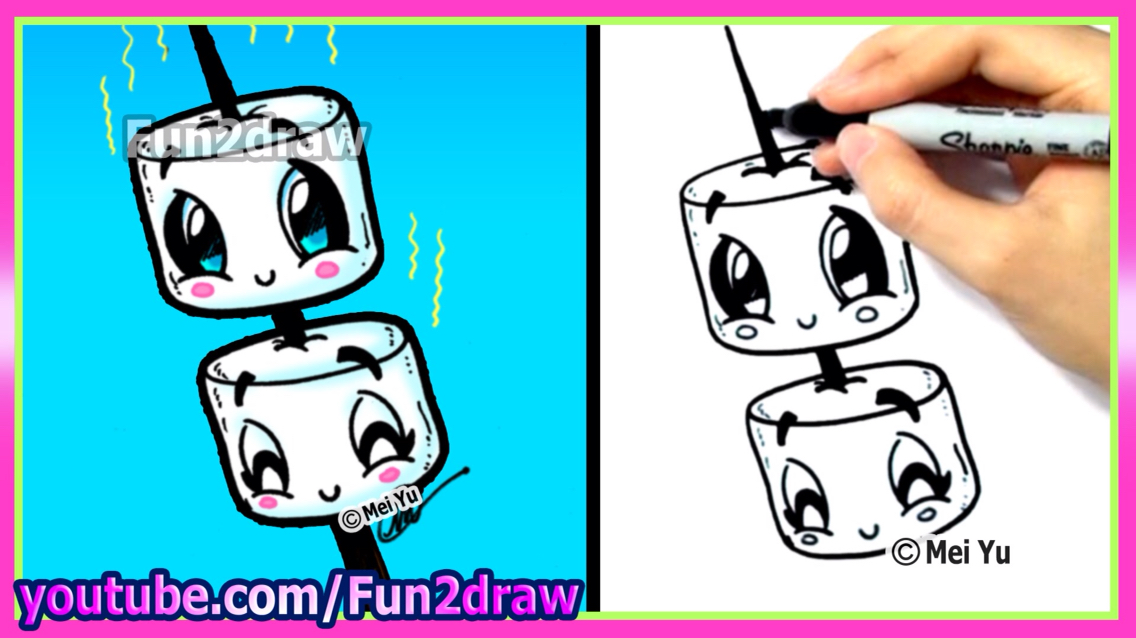 1136x638 Marshmallows! Draw Marshmallow, Drawings And Doodles