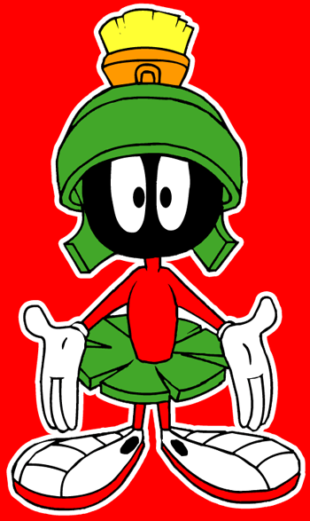 350x587 How To Draw Marvin The Martian From Looney Tunes With Easy Steps