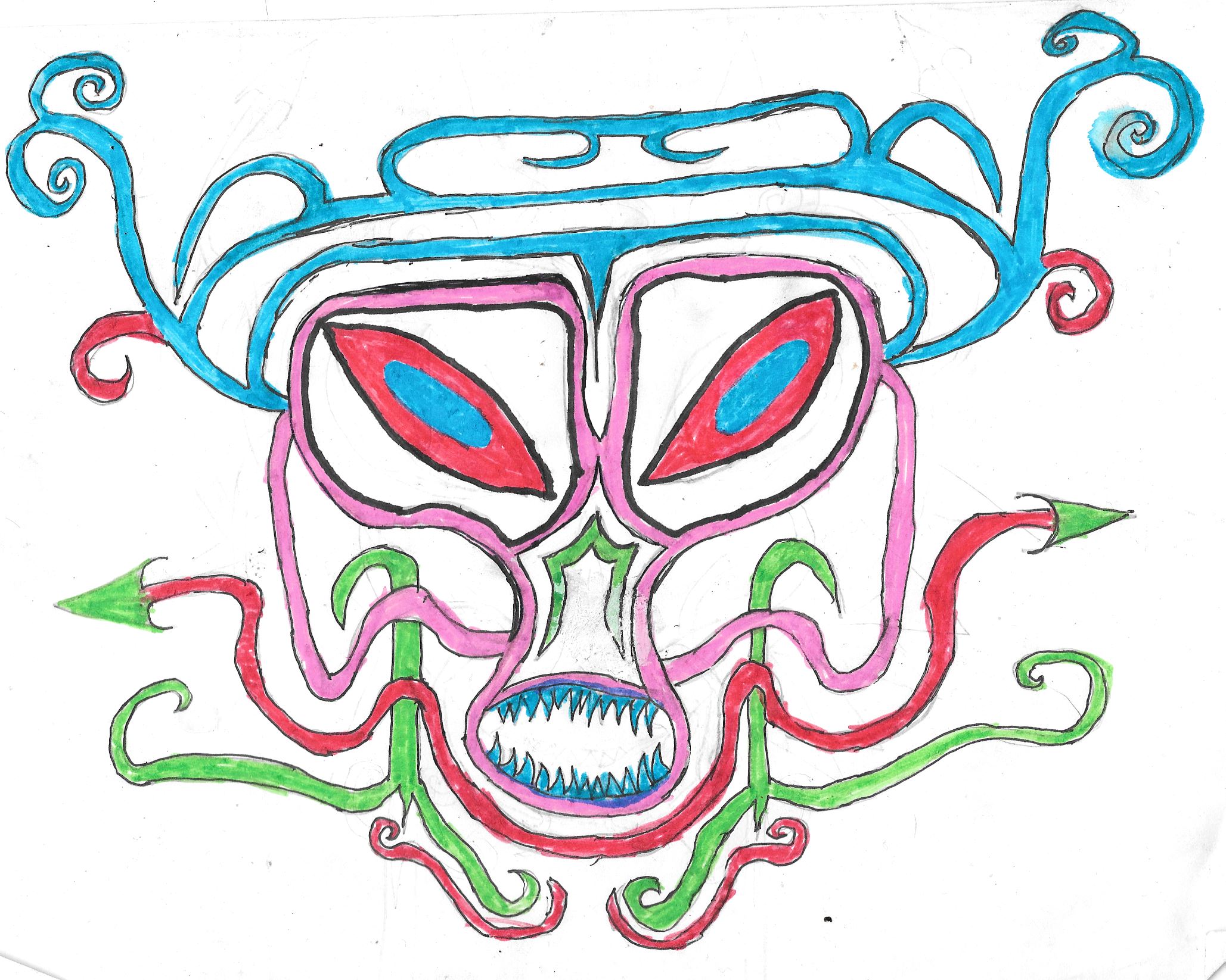 2057x1646 Tribal Martian Drawing Random Alt Pics Drawings