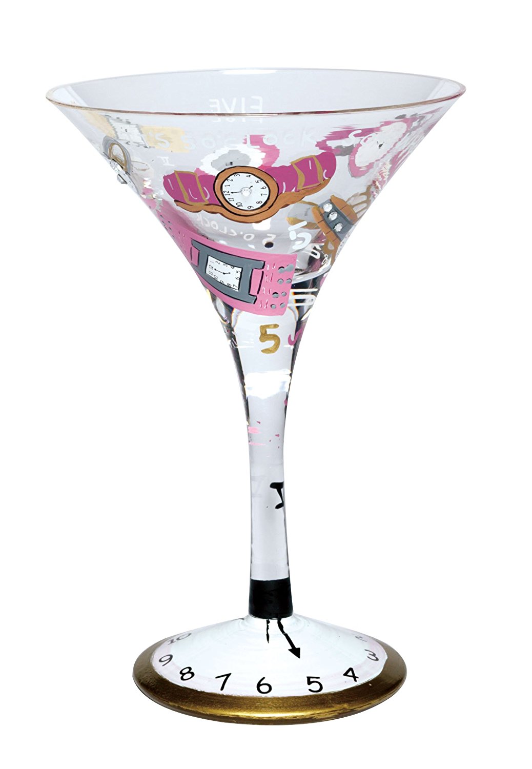 1038x1500 Lolita Glassware, 5 O'Clock Somewhere Martini Glass