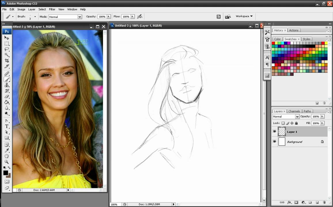 1156x720 How To Draw Marvel Comic Style Hair