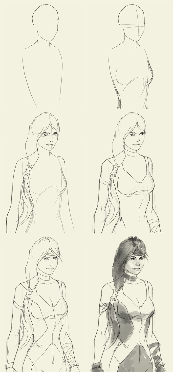 700x1500 How To Draw A Female Superheros (11)