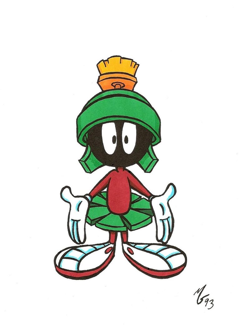 767x1042 Marvin The Martian By Zombiegoon