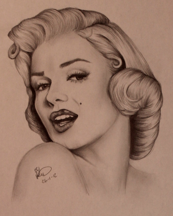 600x750 Drawing Of Marilyn Monroe Drawings Art Drawings