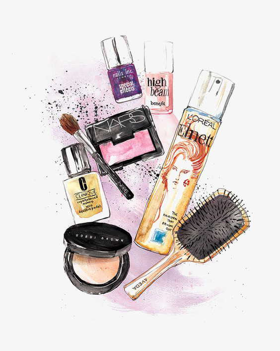 564x705 Drawing Cosmetics, Black, Make Up, Traces Of Mascara Png Image