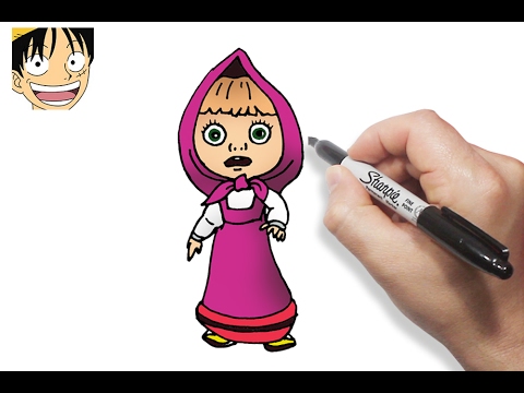480x360 How To Draw Masha Step By Step