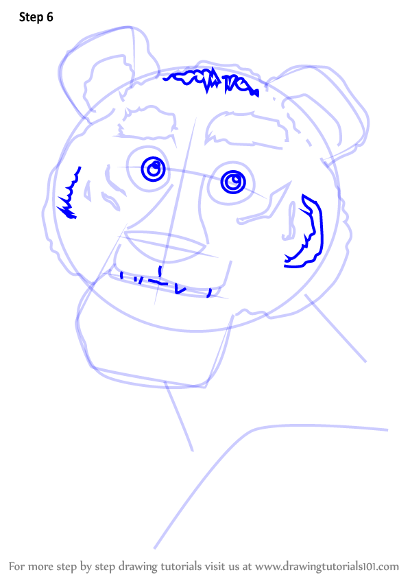 598x844 Learn How To Draw Tiger From Masha And Bear (Masha And