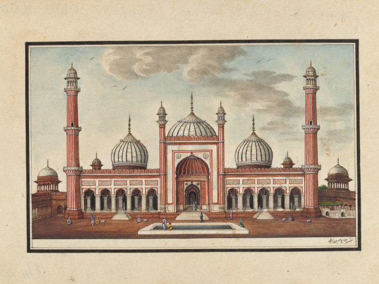768x576 Sixty Drawings Of Mughal Monuments And Architectural Details
