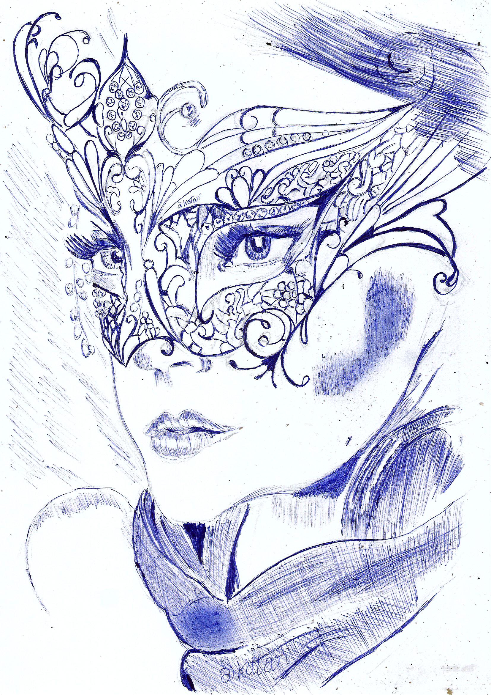 1654x2338 Carnival Venetian Mask