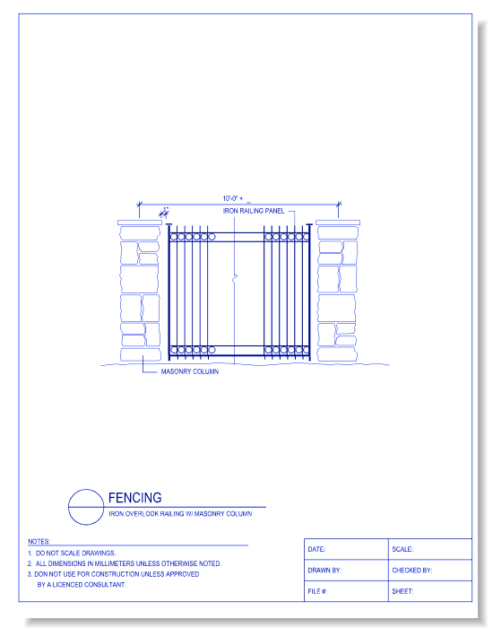 550x700 Fencing And Gates