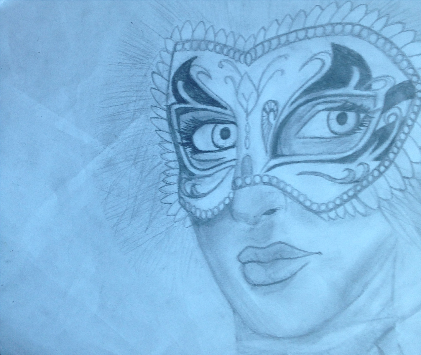 Masquerade Masks Drawing at GetDrawings | Free download