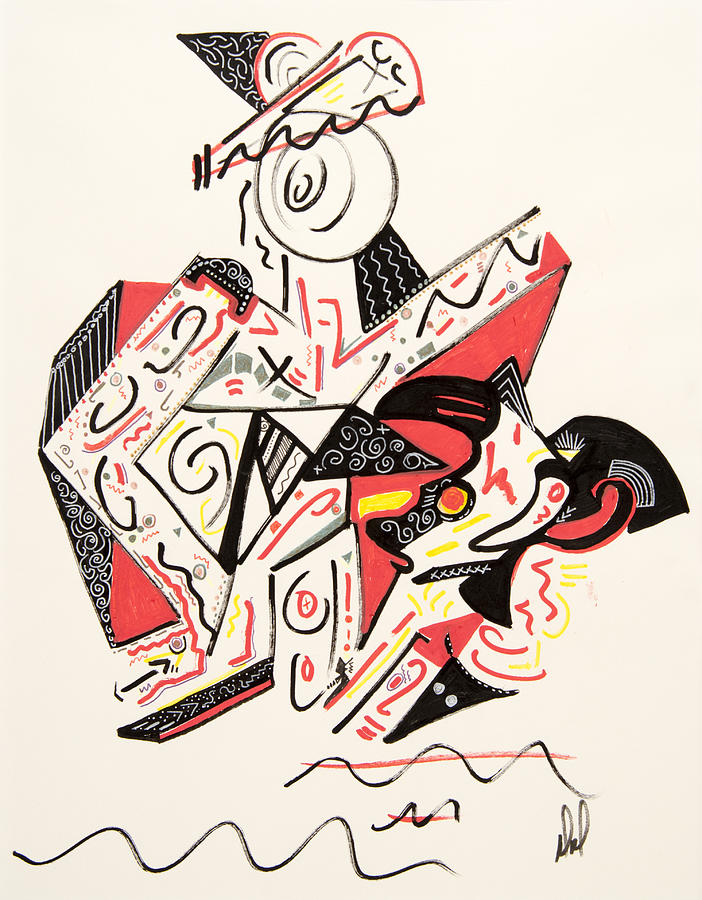 702x900 Matador Drawing By Dennis Davis