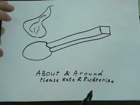 480x360 Drawing Lessons How To Draw A Match. Subscribe!