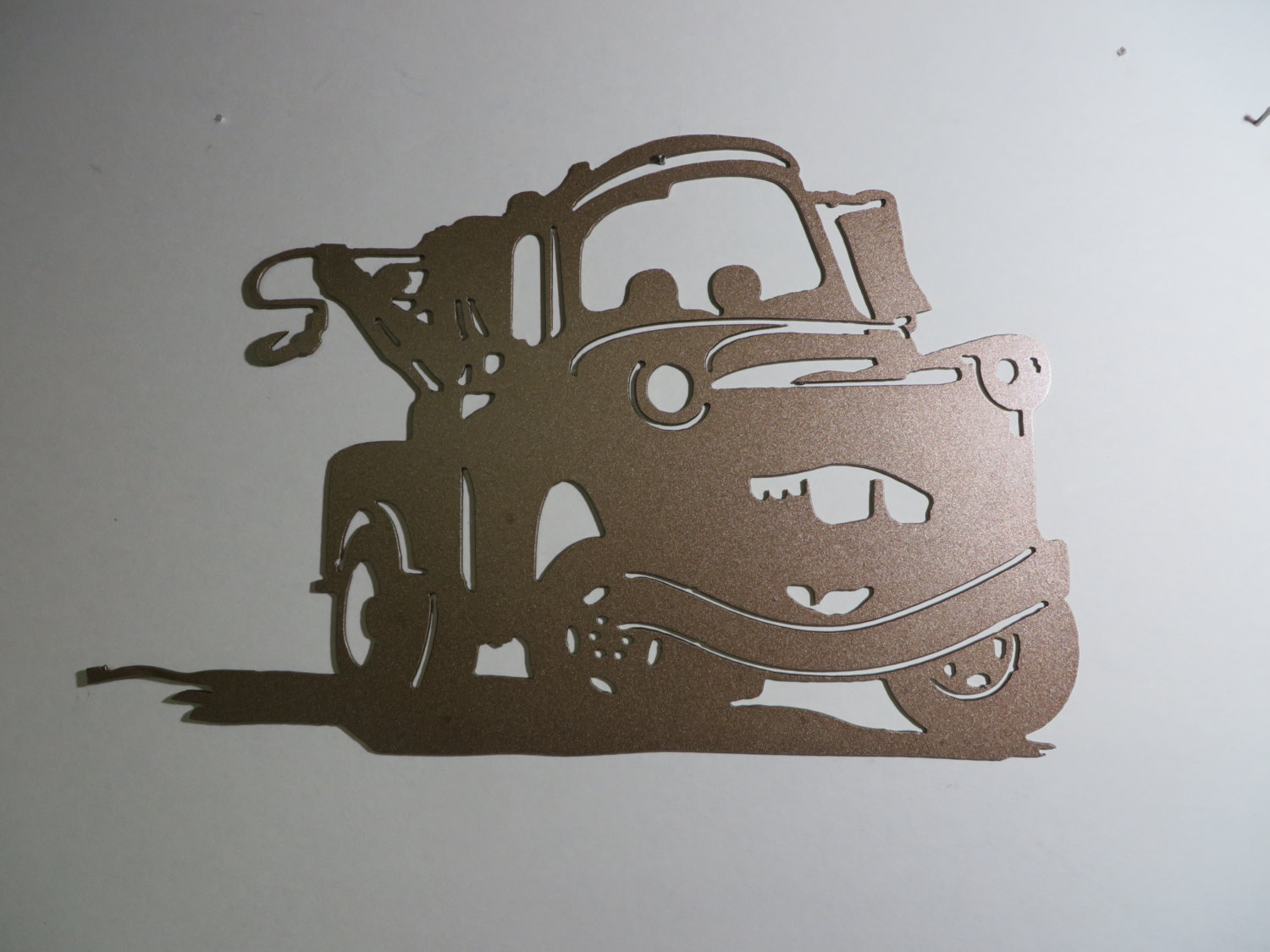 1500x1125 Favorit Mater Tow Truck Wall Decor Or Yard Art