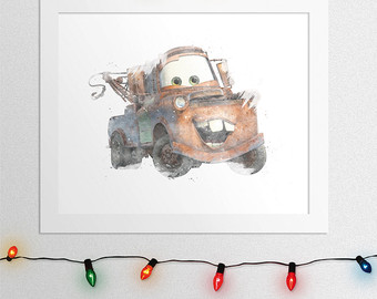 340x270 Tow Mater Art Etsy