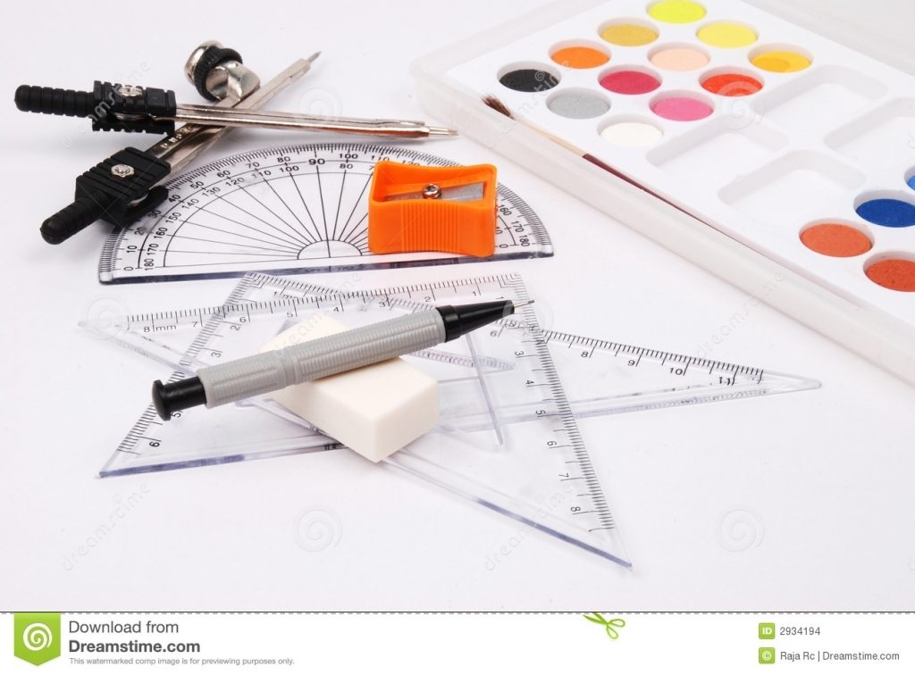 1024x756 Pencil Drawing Materials Drawing Materials Stock Photo Image