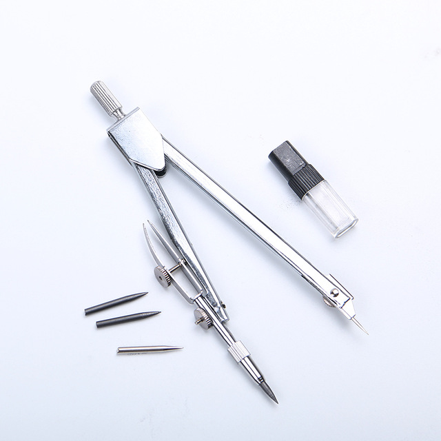 640x640 1 Pc Drafting Tools Drawing Math Compass Set With Pencil Lead