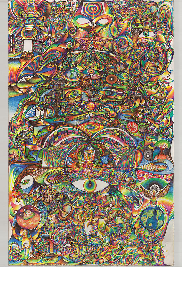 582x900 Maya Creation Drawing By Jonathan Dino Dinapoli