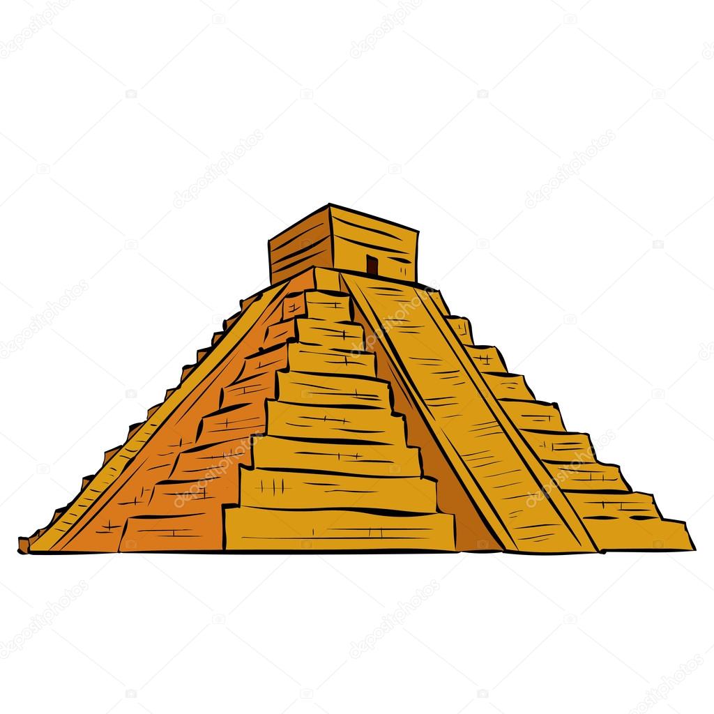 Mayan Pyramid Drawing at GetDrawings | Free download