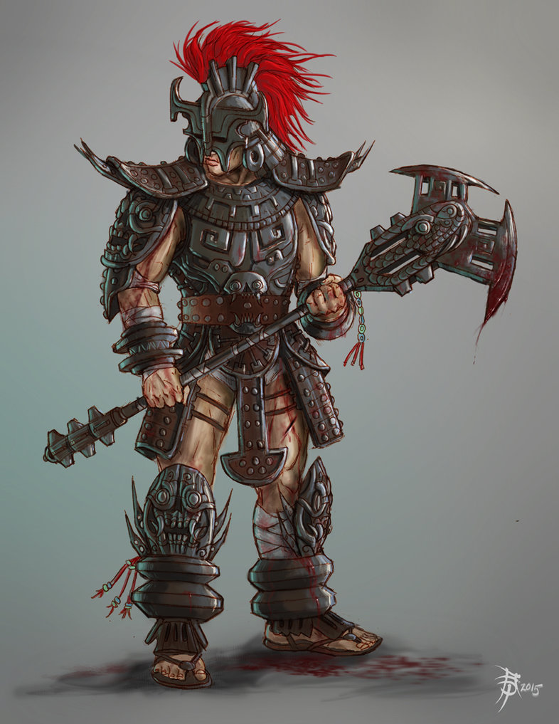786x1017 Mayan Warrior Heavy Armor By Aopaul