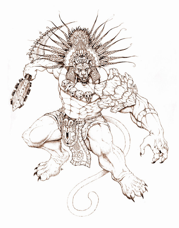 600x764 Wildcat Warrior Chief By Edcomics