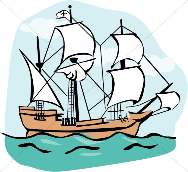 Mayflower Ship Drawing at GetDrawings | Free download