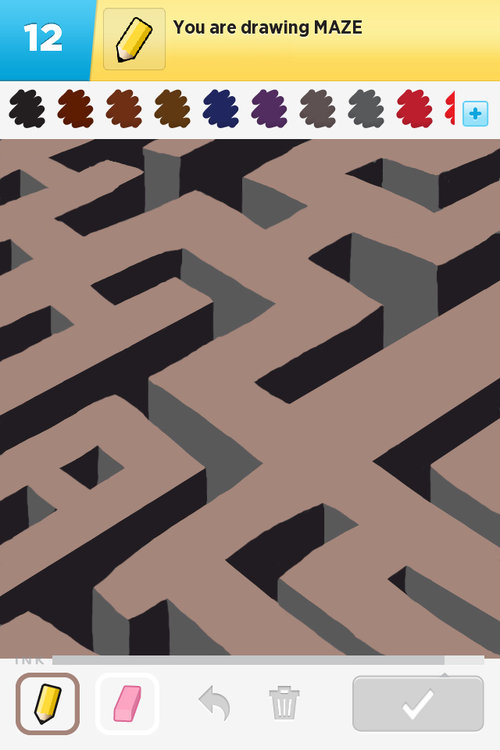 500x750 Maze Drawings