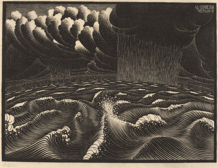 726x560 M.c. Escher Life And Work