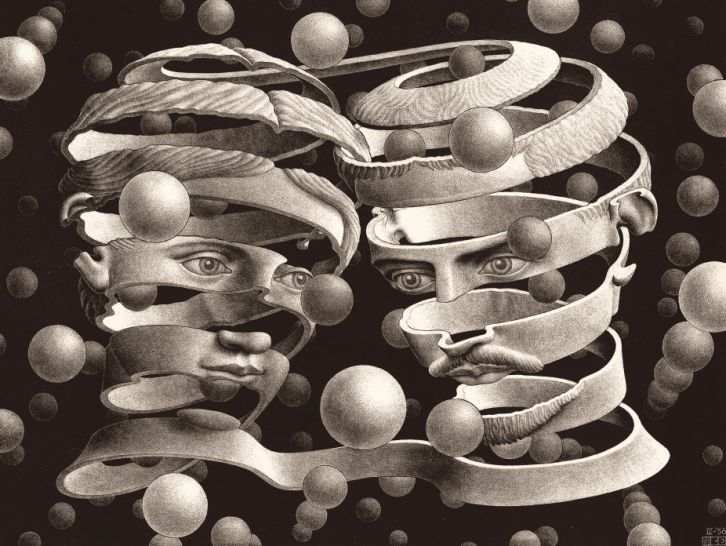 726x546 The Worlds Of M. C. Escher Nature, Science, And Imagination