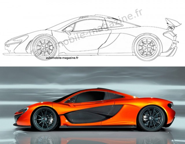 640x498 Production Mclaren P1 Revealed In Patent Drawing