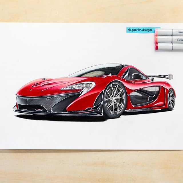 640x640 Instagram Post By Quang Ng. (@q Quang76) Mclaren P1, Drawing Art
